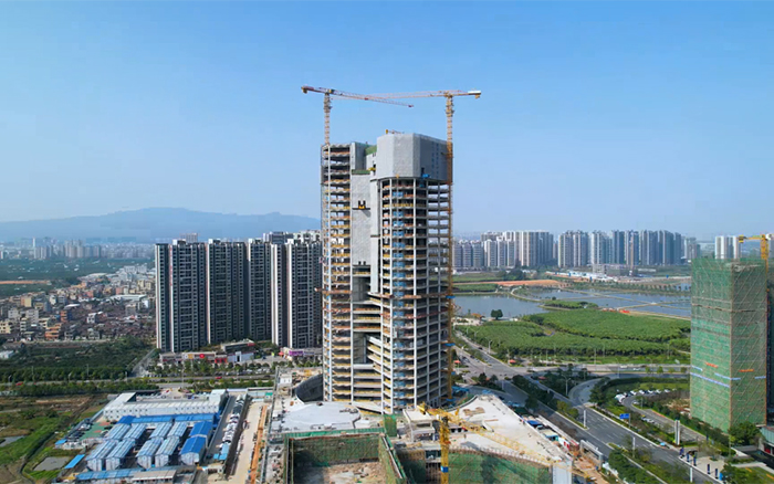 城市“金名片”| K8凯发·国际官方网站塔机助建新会第一高楼