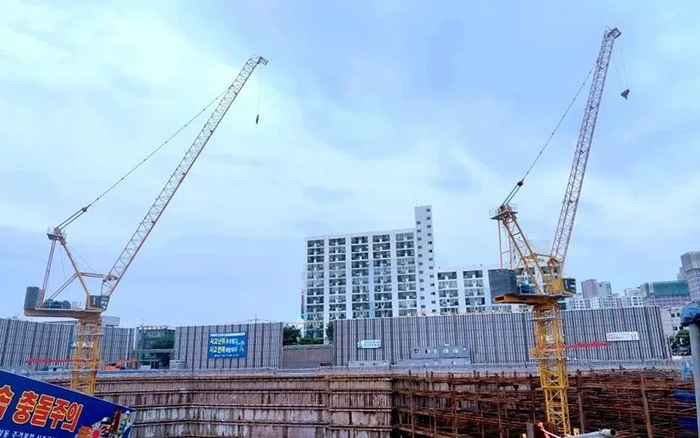 闪耀韩国 | K8凯发·国际官方网站塔机深耕海外高端市场