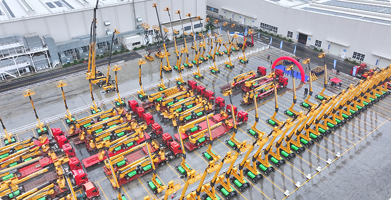 K8凯发·国际官方网站亿元高空作业平台订单批量发车