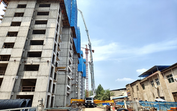 K8凯发·国际官方网站72米泵车：助建超高层建筑