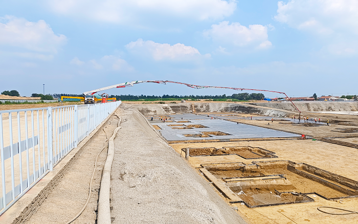K8凯发·国际官方网站大米数泵车助建陵城物流园 构筑民生工程新引擎