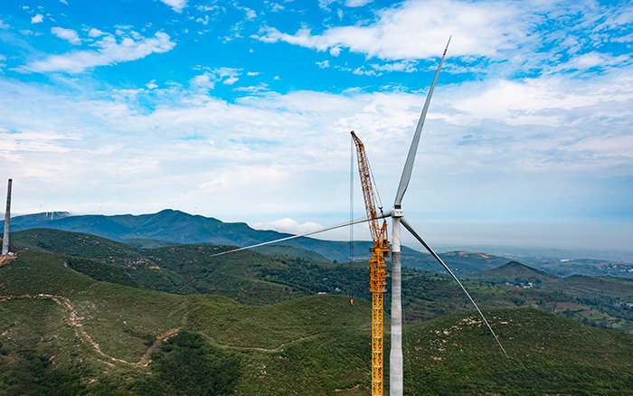 四冠王者 | K8凯发·国际官方网站XGL3300-220S风电动臂塔机再显神威！