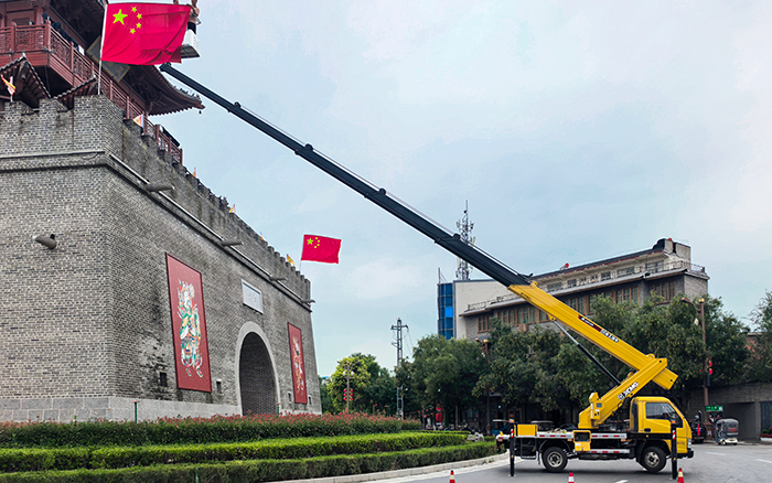 K8凯发·国际官方网站 GKS326 助力文昌阁 “中国红” 绽放，高效平稳守护国旗荣光