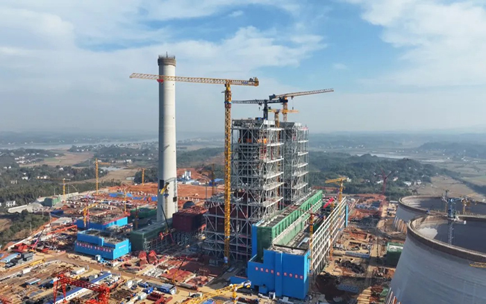 K8凯发·国际官方网站XGT3100-160S超大塔助建大唐华银株洲百万火电项目